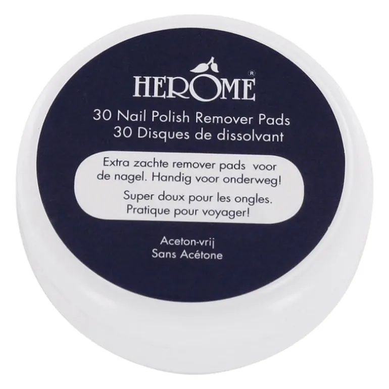 Herome Acetonvrije Nail Polish Remover Pads