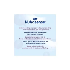 Hero Nutrasense Classic Zuigelingenvoeding 1 (0-6m) met melkvet 700 GR