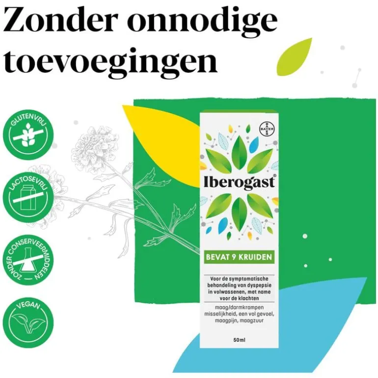 Iberogast Druppels Bij Prikkelbare Maag- En Darmklachten 50 ML