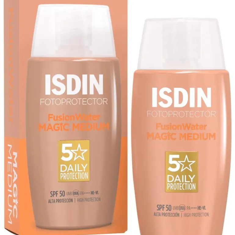 ISDIN Fusion Water Color Zonnebrand Gezicht Medium SPF50 50 ML