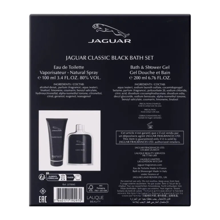 Jaguar Black Giftset