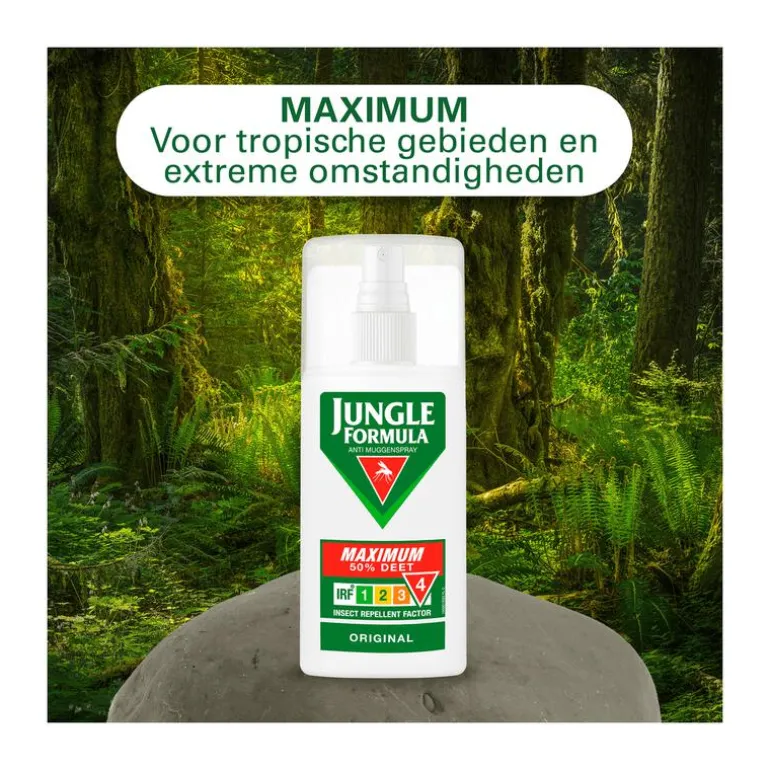 Jungle Formula Anti Muggenspray Maximum 50% DEET 75 ML