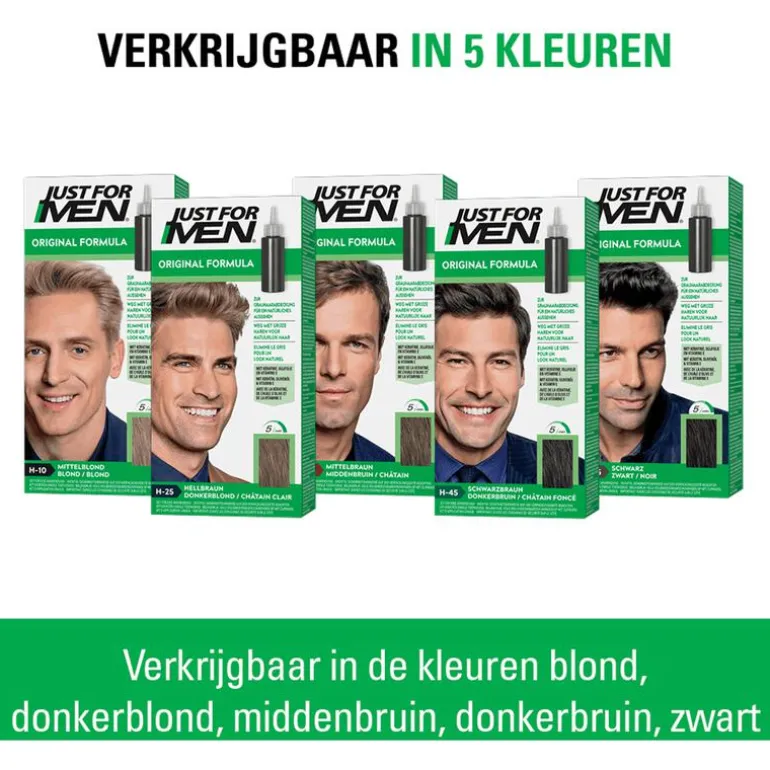 Just For Men Original Formula Middenbruin H35