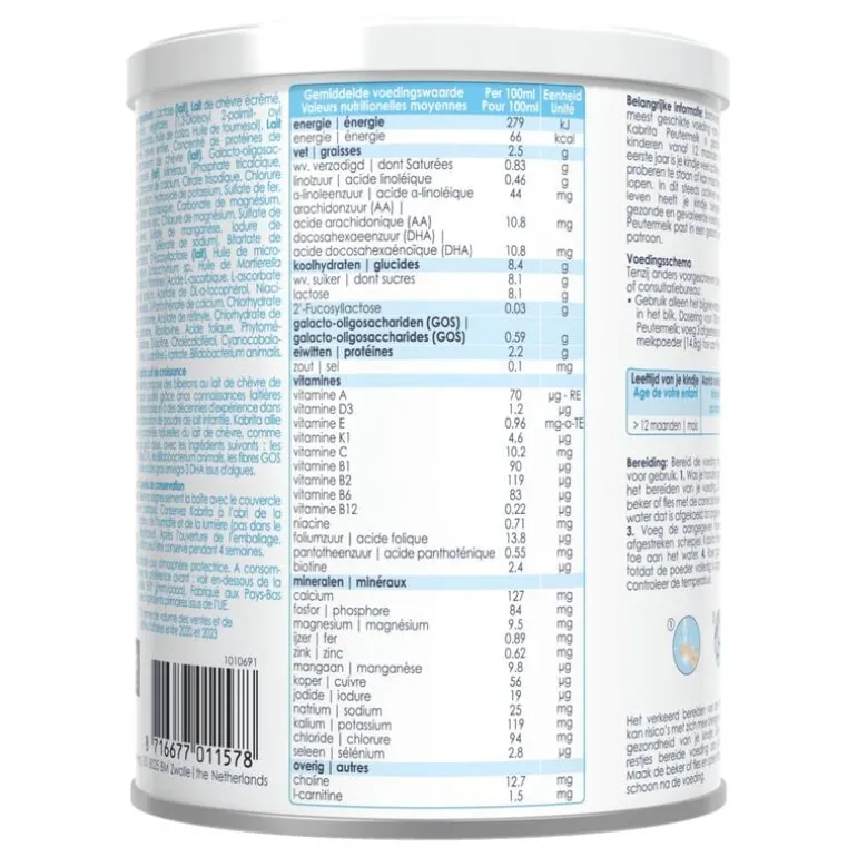 KABRITA Opvolgmelk 2 6-12 maanden 400GR