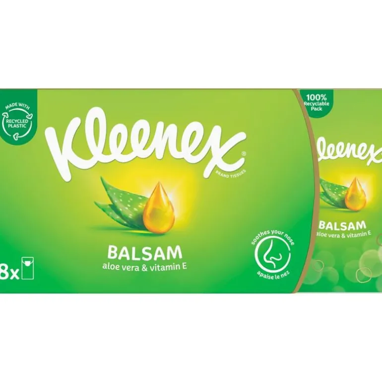 Kleenex Balsam Zakdoekjes 8 pakjes