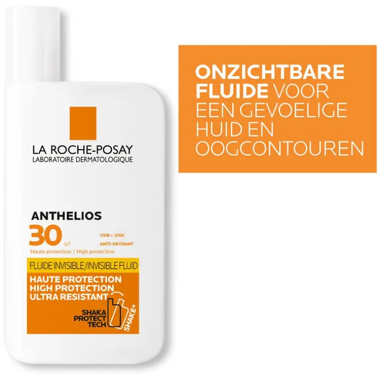La Roche-Posay Anthelios Onzichtbare Zonnefluide Gezicht SPF30 50 ML