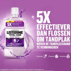 Listerine Total Care Extra Mild Mondwater - 500ML