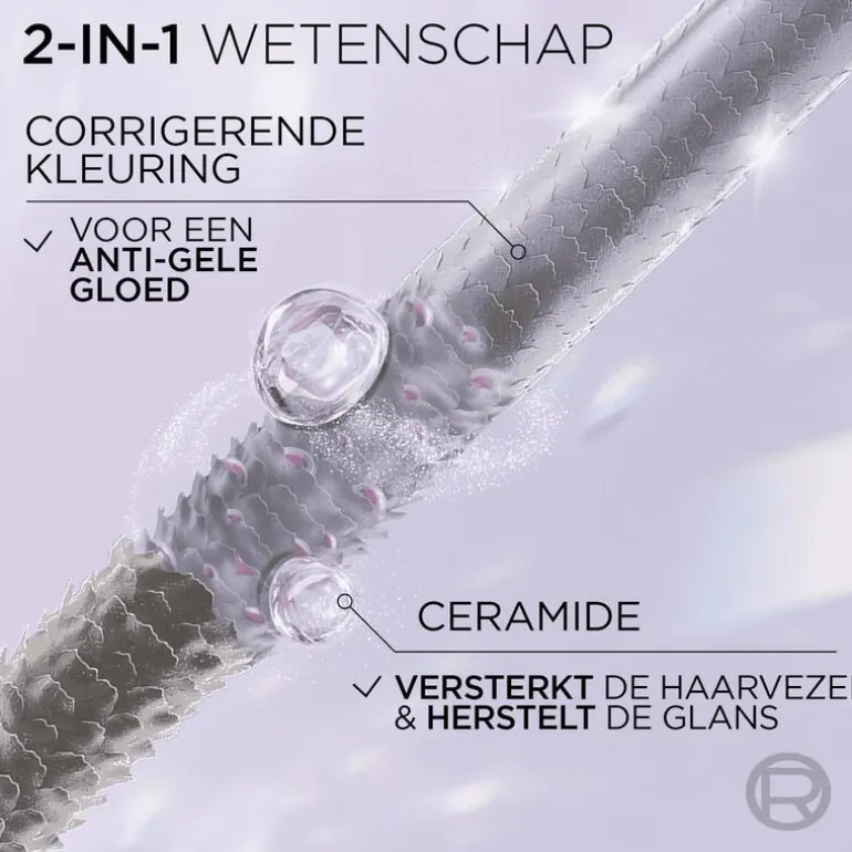 L'Oréal Paris Cool Silver Revitaliserende Zilververzorging Parelmoer Wit