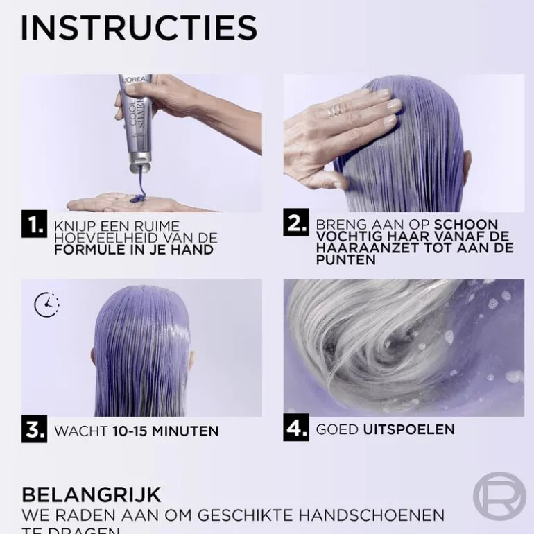 L'Oréal Paris Cool Silver Revitaliserende Zilververzorging Parelmoer Wit