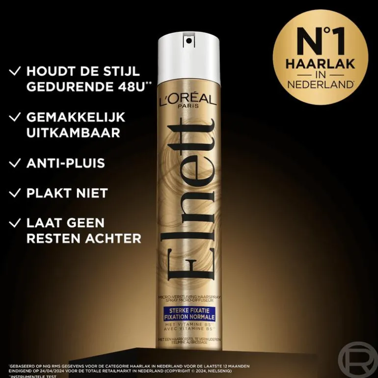 L'Oréal Paris Elnett Satin Sterk Haarspray Mini 75 ML