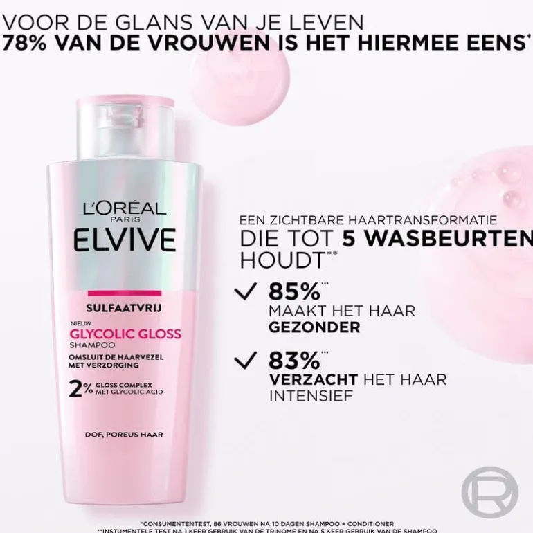 L'Oréal Paris Elvive Glycolic Gloss Shampoo 200 ML