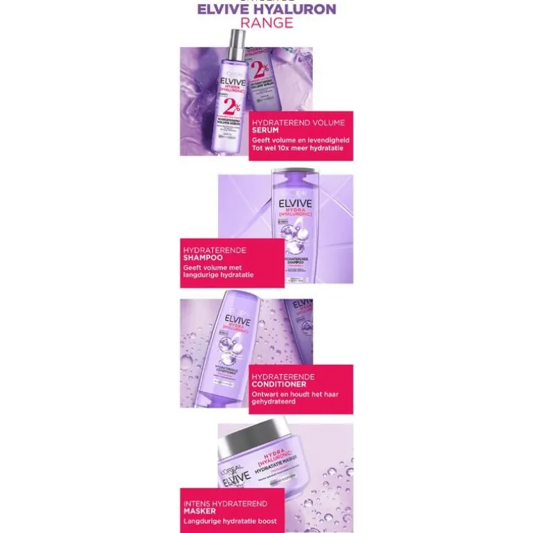 L'Oréal Paris Elvive Hydra Hyaluronic Hydratatie Leave-in Spray 150 ML