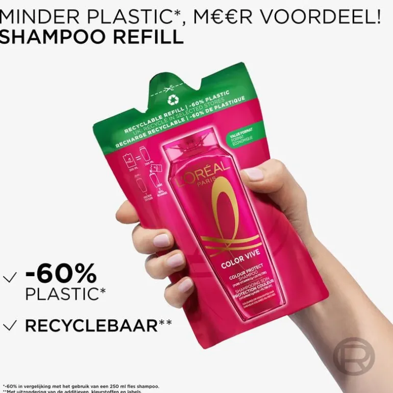 L'Oréal Paris Elvive Refill Color Vive Shampoo Navulling 250 ML