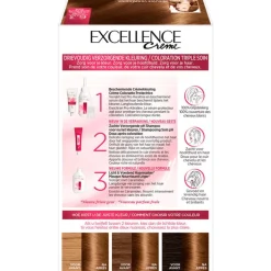 L'Oréal Paris Excellence Crème Verzorgende Crèmekleuring 6.30 Donker Goudblond