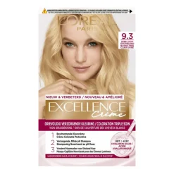 L'Oréal Paris Excellence Crème Verzorgende Crèmekleuring 9.3 Zeer Licht Goud Blond