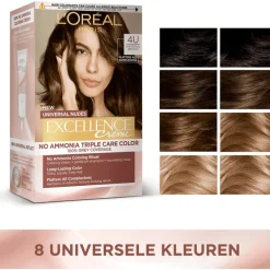 L'Oréal Paris Excellence Universal Nudes Permanente Haarverf 5U Lichtbruin