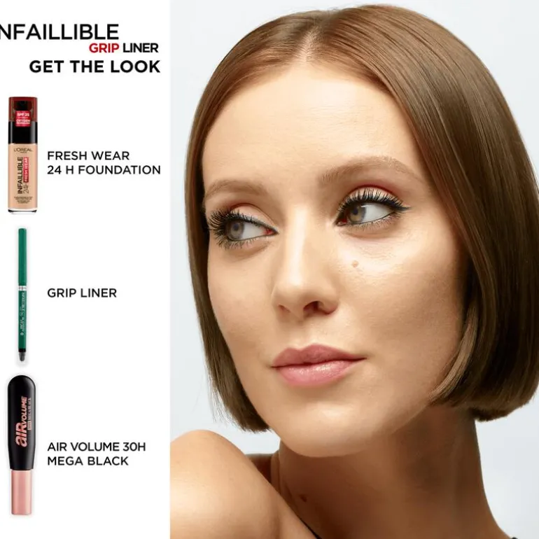 L'Oréal Paris Infaillible 36H Grip Gel Automatic Waterproof Eyeliner Grey Eyeliner 5 GR