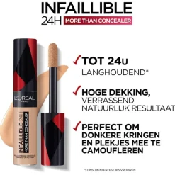 L'Oréal Paris Infaillible More Than Concealer 329 Cashew Concealer 11 ML