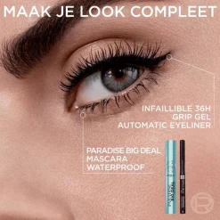 L'Oréal Paris Lash Paradise Big Deal Mascara Waterproof Zwart
