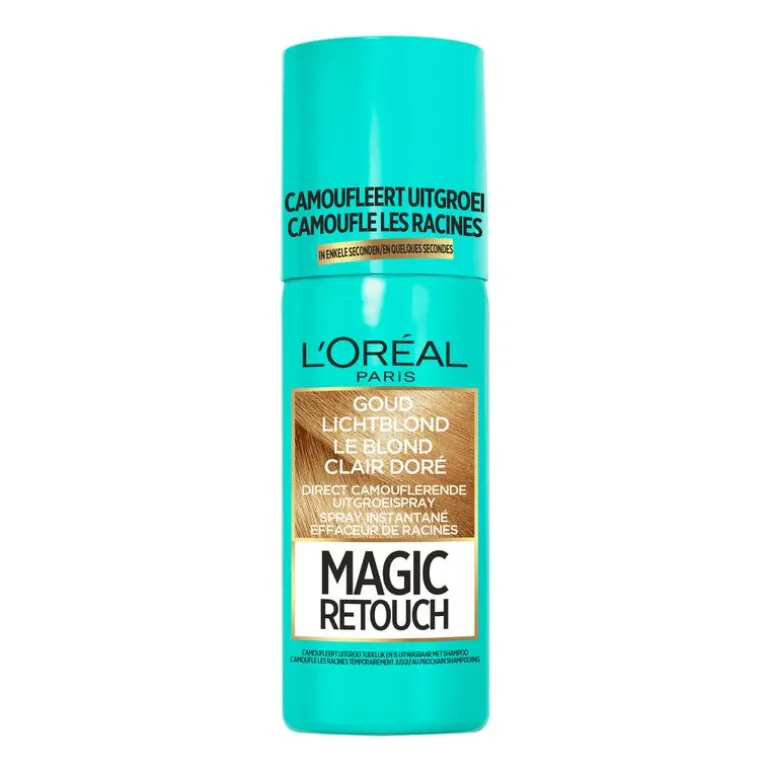 L'Oréal Paris Magic Retouch Camouflerende Uitgroeispray Goud Lichtblond 75 ML