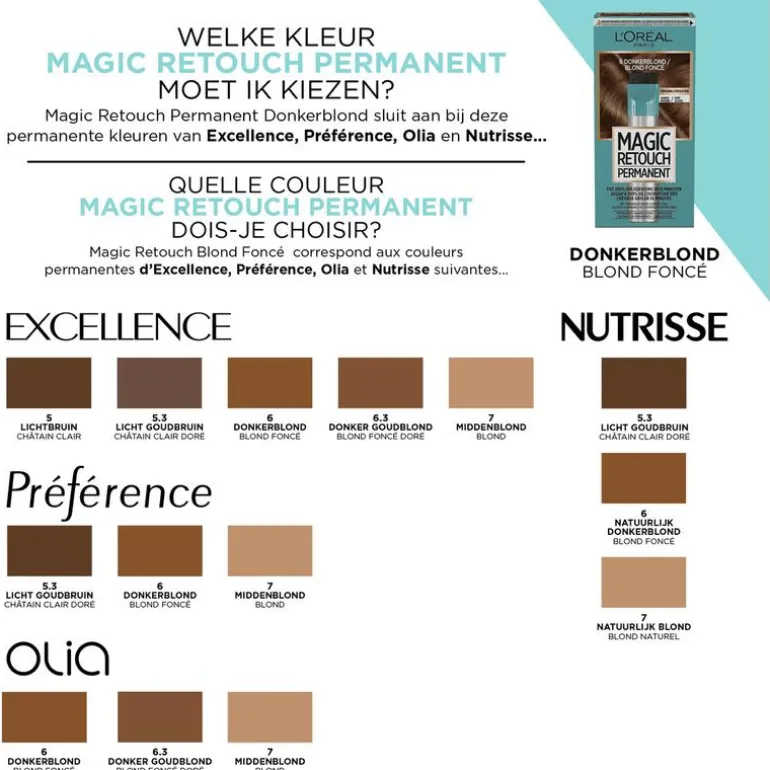 L Oréal Paris Magic Retouch Permanent 6 Donkerblond