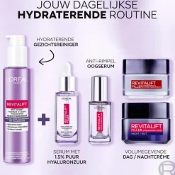 L'Oréal Paris Revitalift Filler Reinigingsgel Met Hyaluronzuur 150 ML