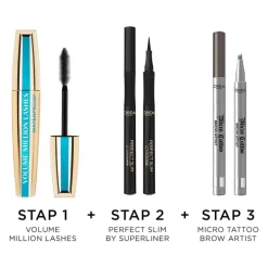 L'Oréal Paris Volume Million Lashes Mascara Classic Zwart Waterproof