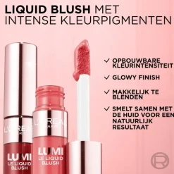 L'Oreal Lumi Le Liquid Blush 635 glowy worth It Medium