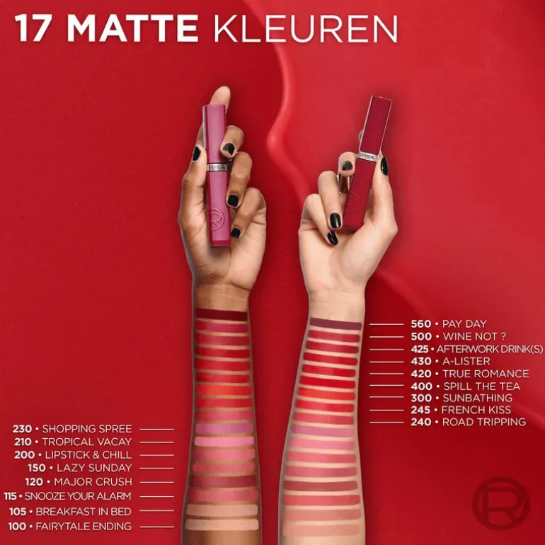 L'Oreal Paris Matte Resistance Lipstick 120 Major Crush