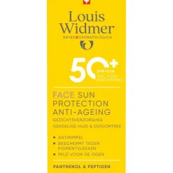 Louis Widmer Face Sun Protection Anti-Ageing SPF50+ Licht Geparfumeerd 50 ML