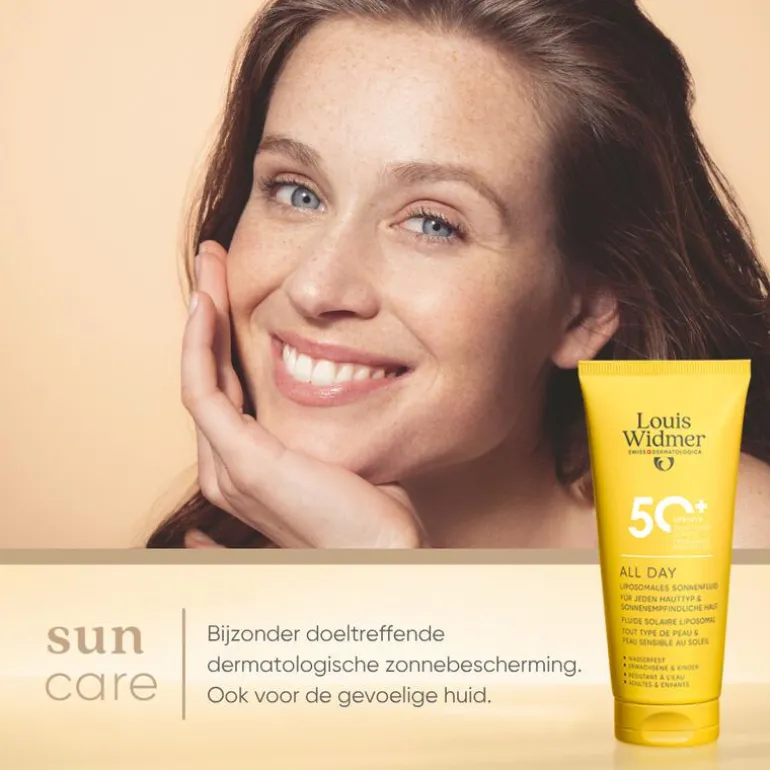 Louis Widmer Face Sun Protection Anti-Ageing SPF50+ Licht Geparfumeerd 50 ML