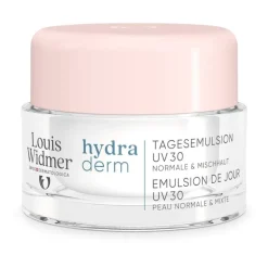 Louis Widmer Hydraderm Dagemulsie UV SPF30 Zonder Parfum 50 ML