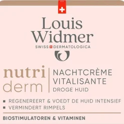 Louis Widmer Nutriderm Nachtcrème Vitalisante Licht Geparfumeerd 50 ML