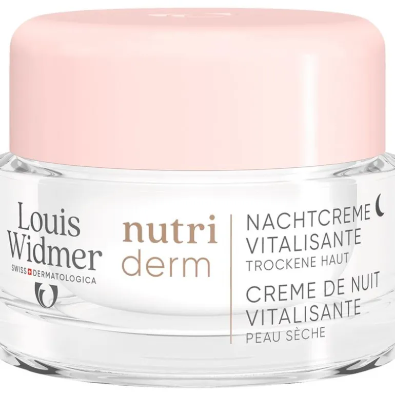 Louis Widmer Nutriderm Nachtcrème Vitalisante Zonder Parfum 50 ML