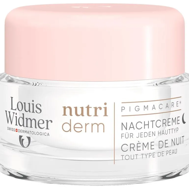 Louis Widmer nutriderm Pigmacare Nachtcrème Zonder Parfum 50 ML