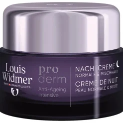 Louis Widmer Proderm Nachtcrème Zonder Parfum 50 ML