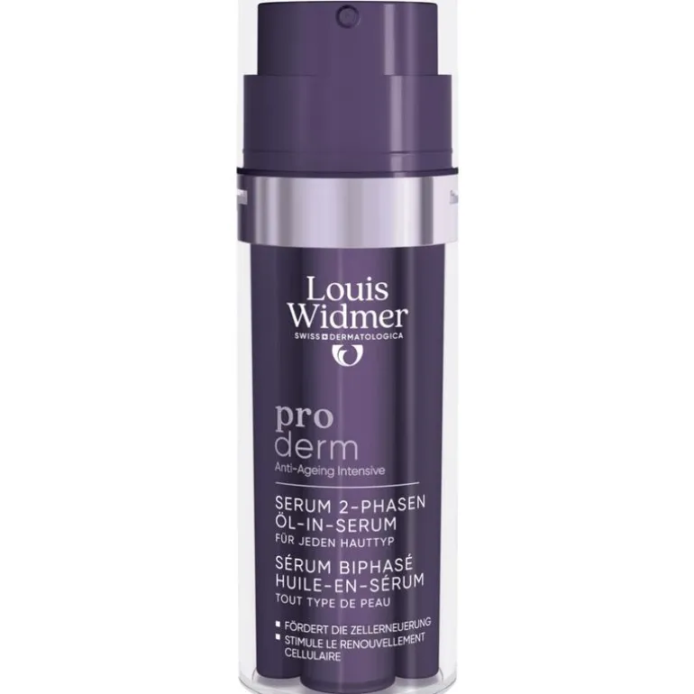 Louis Widmer Proderm Tweefasig Serum Olie-In-Serum Licht Geparfumeerd 35 ML
