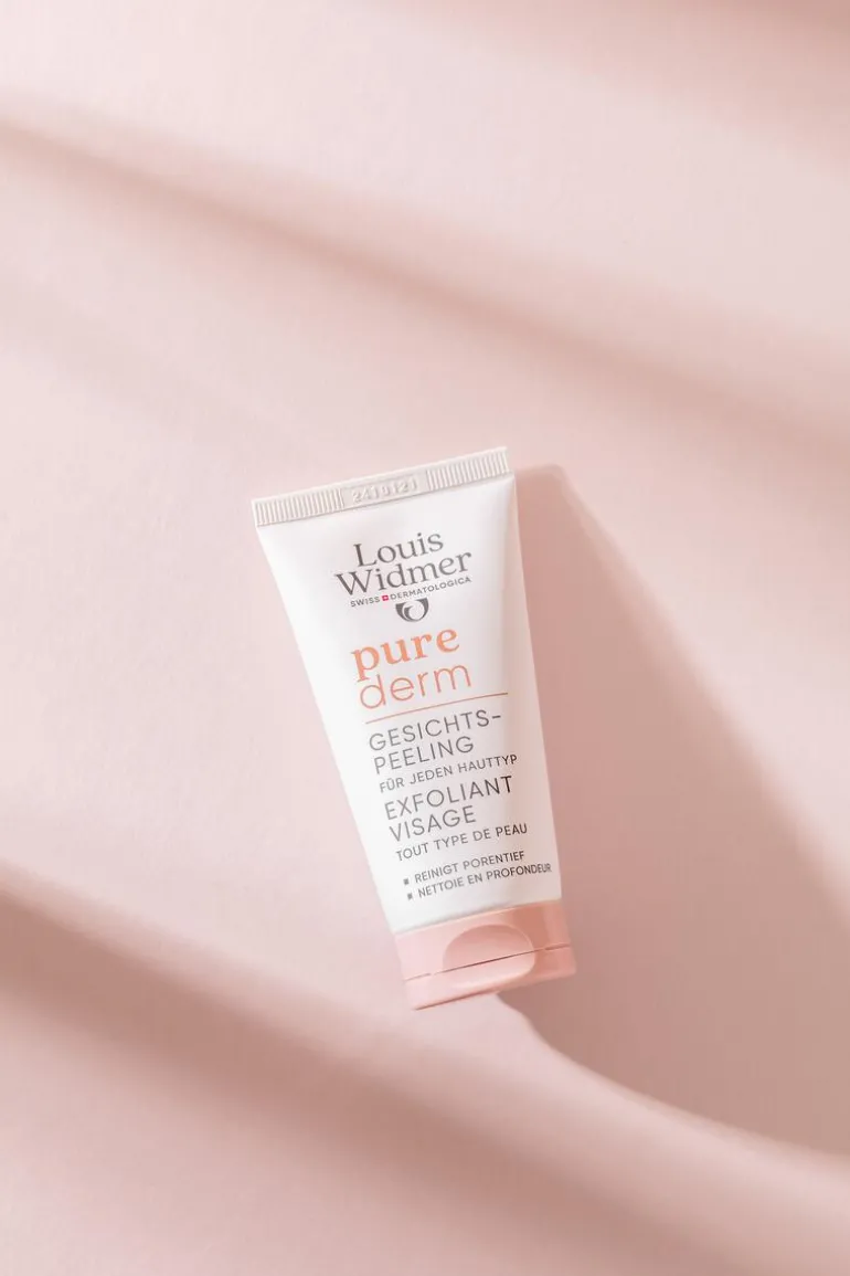 Louis Widmer Purederm Gezichtspeeling Zonder Parfum 50 ML