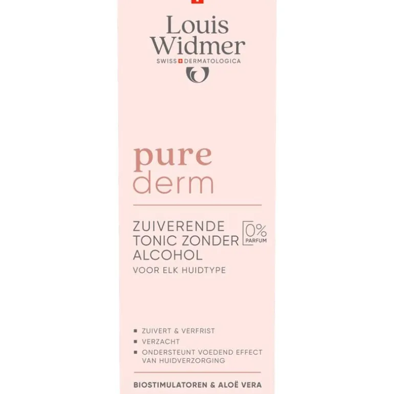 Louis Widmer Purederm Tonic Zonder Alcohol Zonder Parfum 200 ML
