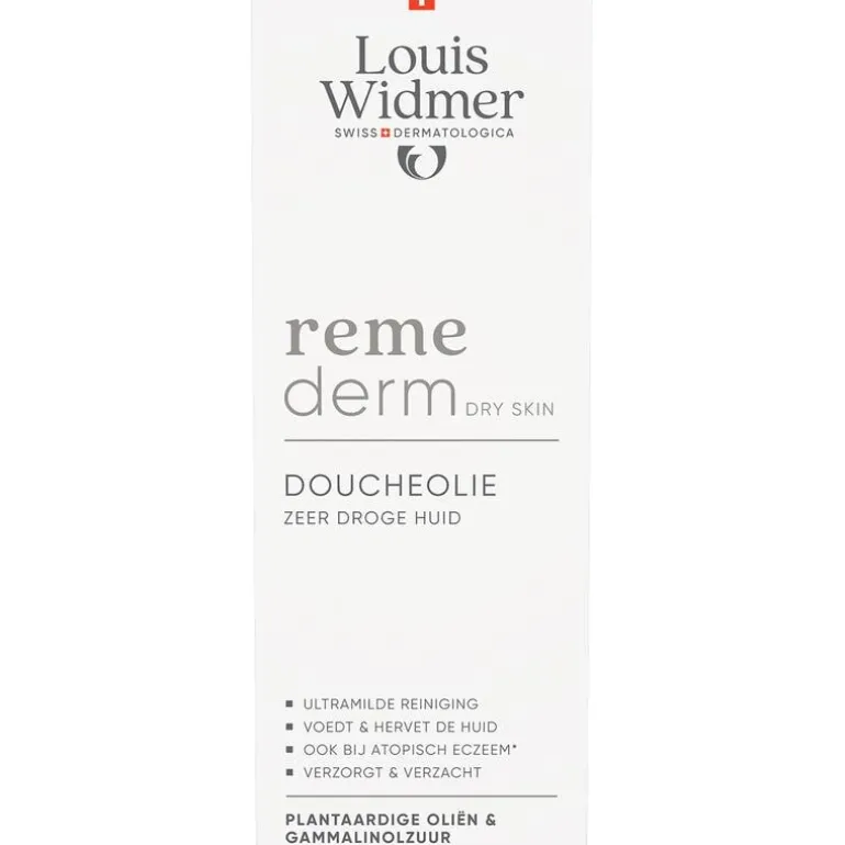Louis Widmer Remederm Doucheolie Licht Geparfumeerd 200 ML