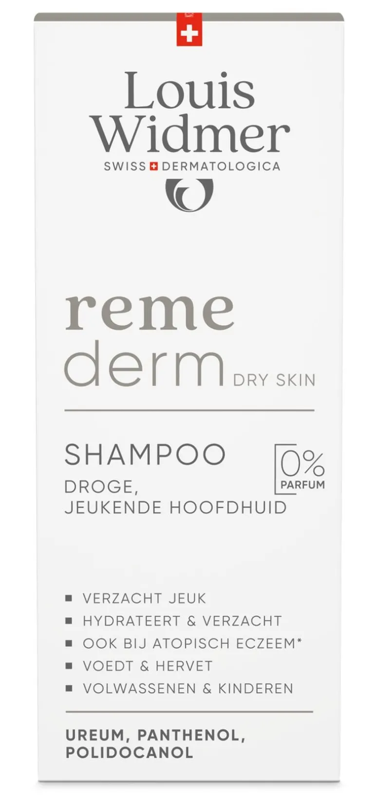 Louis Widmer Remederm Shampoo Zonder Parfum 150ML