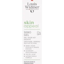 Louis Widmer Skinappeal Sebo Gel Zonder Parfum 30 ML