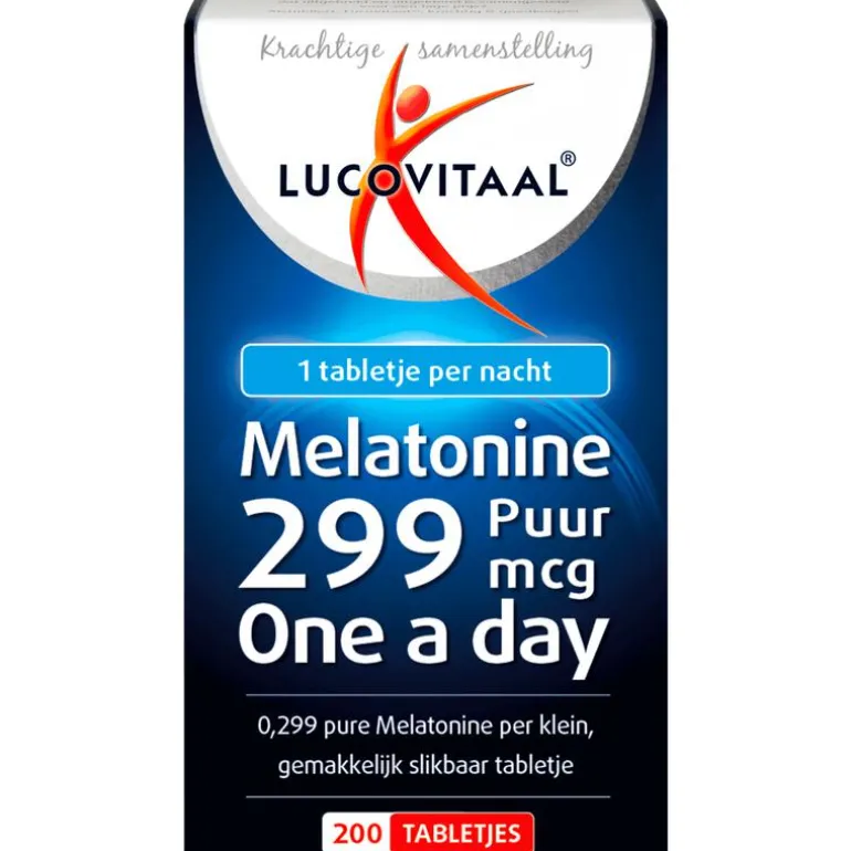 Lucovitaal MELATONINE 299 MCG PUUR