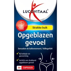 Lucovitaal opgeblazen gevoel 30 capsules