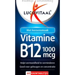 Lucovitaal Vitamine B12 Kauwtabletjes