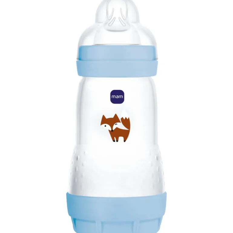 MAM Easy Start Anti-Colic Babyfles Blue 260 ML