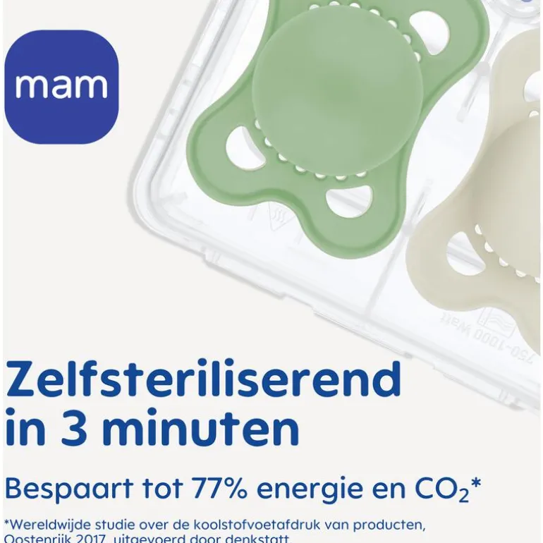 MAM Original Fopspenen 0-6 maanden Plain Pink 2 stuks