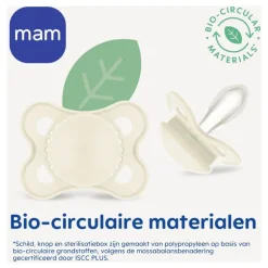 MAM Original Fopspenen 0-6 maanden Plain Uni 2 stuks