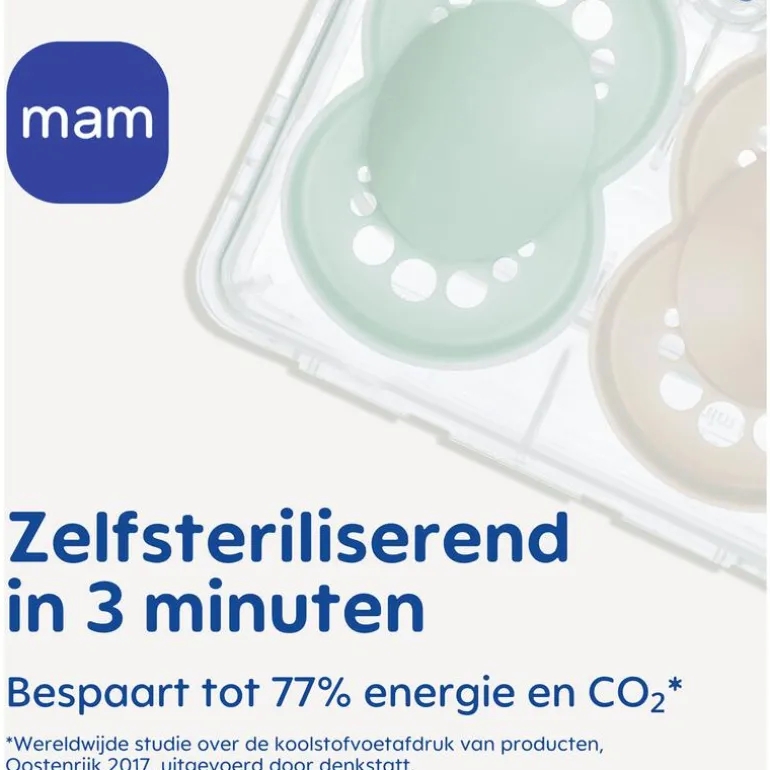MAM Original Fopspenen Night 6-16 maanden Uni 2 stuks