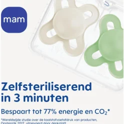 MAM Original Fopspenen Start 0-2 maanden Plain Uni 2 stuks
